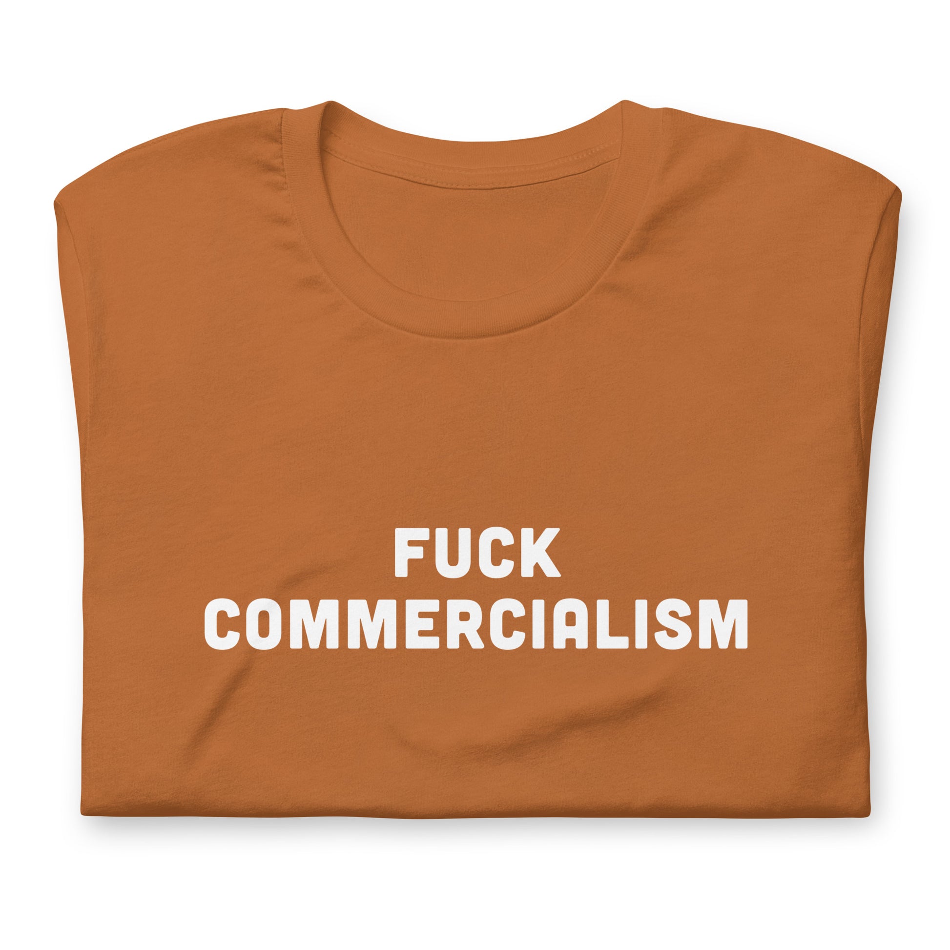 Fuck Commercialism T-Shirt Size XL Color Navy