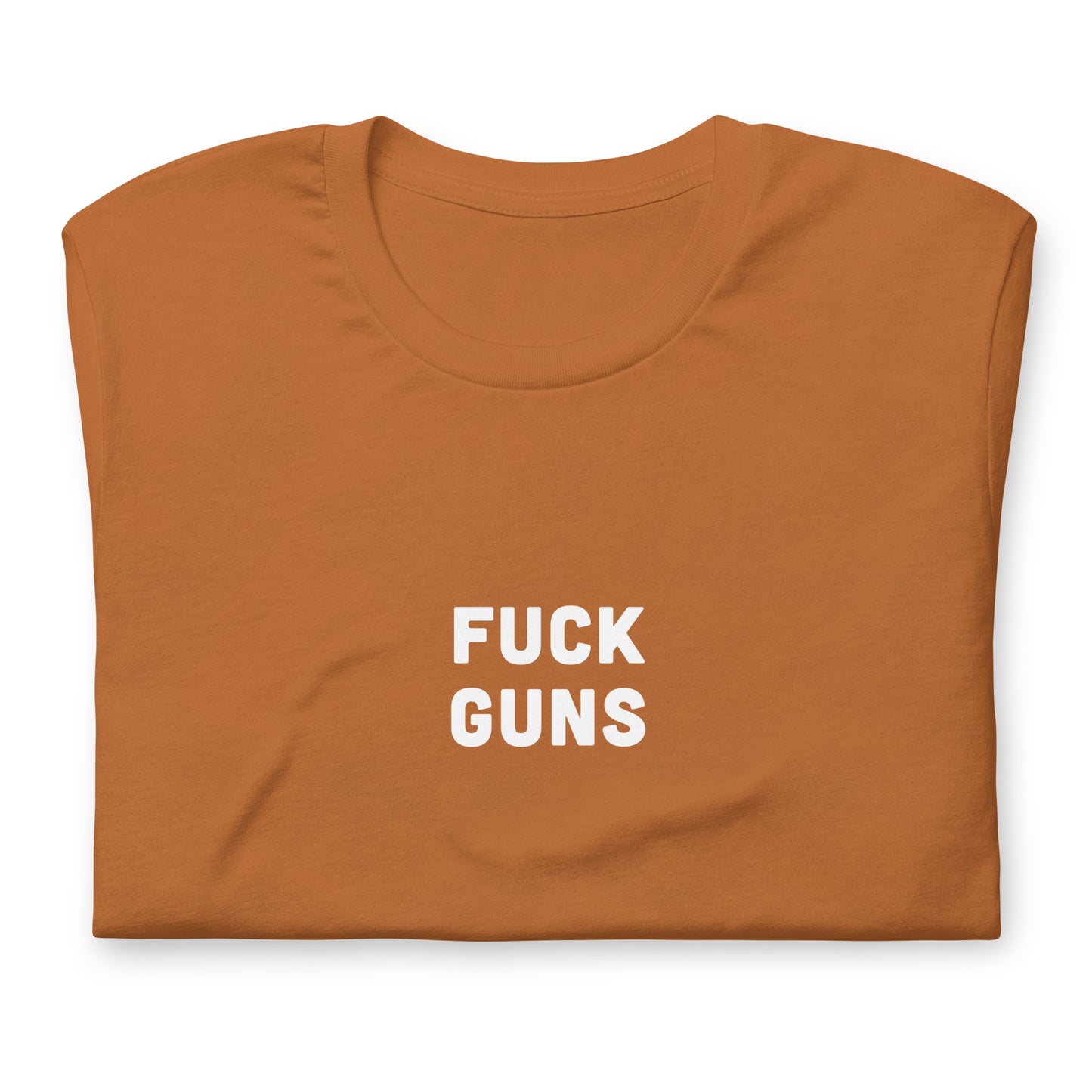Fuck Guns T-Shirt Size L Color Navy