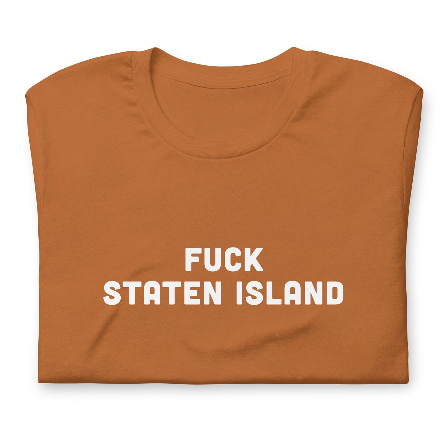 Fuck Staten Island T-Shirt Size XL Color Navy