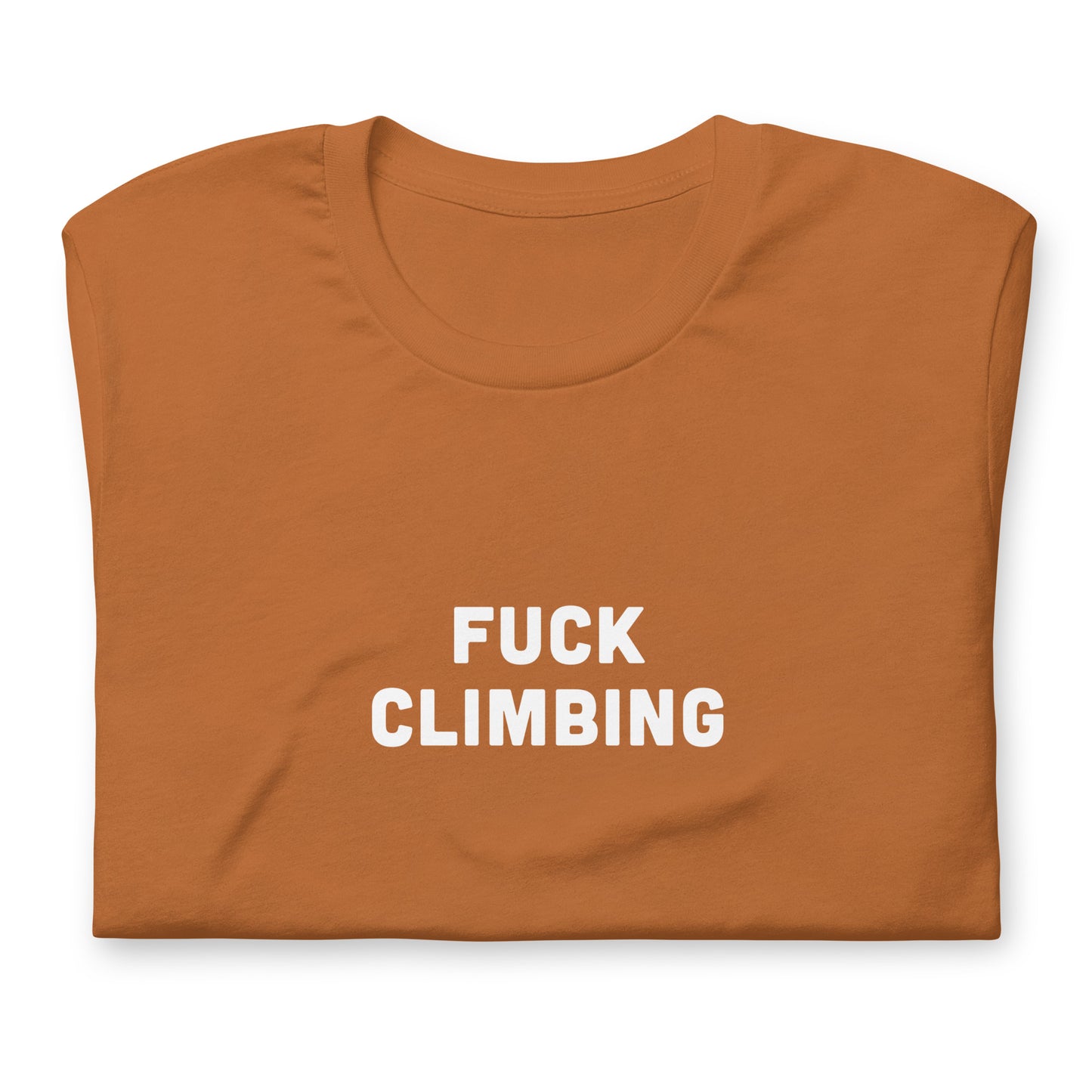 Fuck Climbing T-Shirt Size XL Color Navy