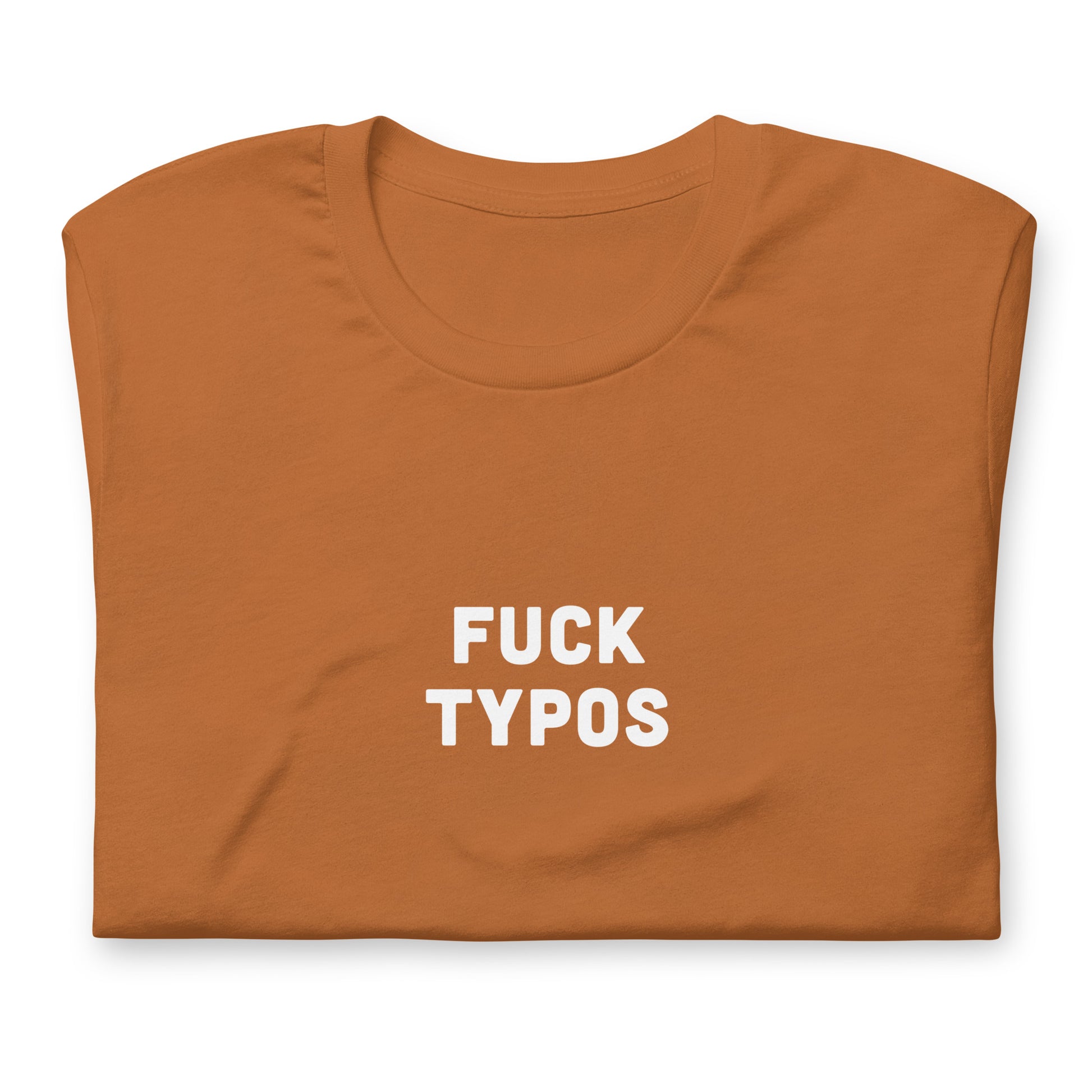 Fuck Typos t-shirt  L Color Navy