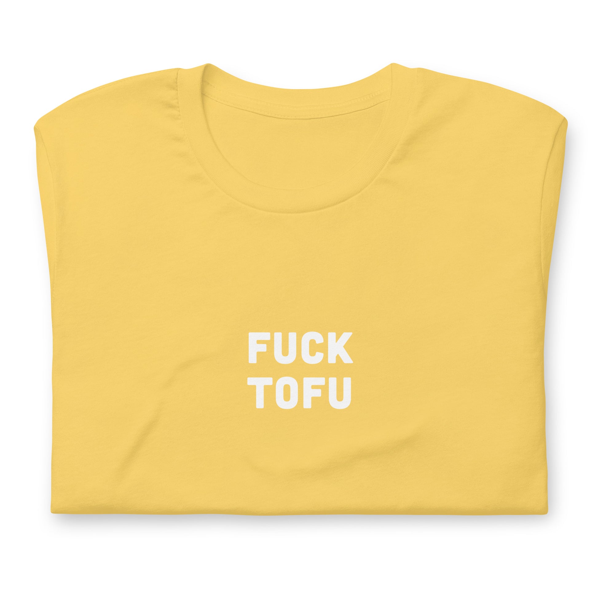 Fuck Tofu T-Shirt Size XL Color Asphalt