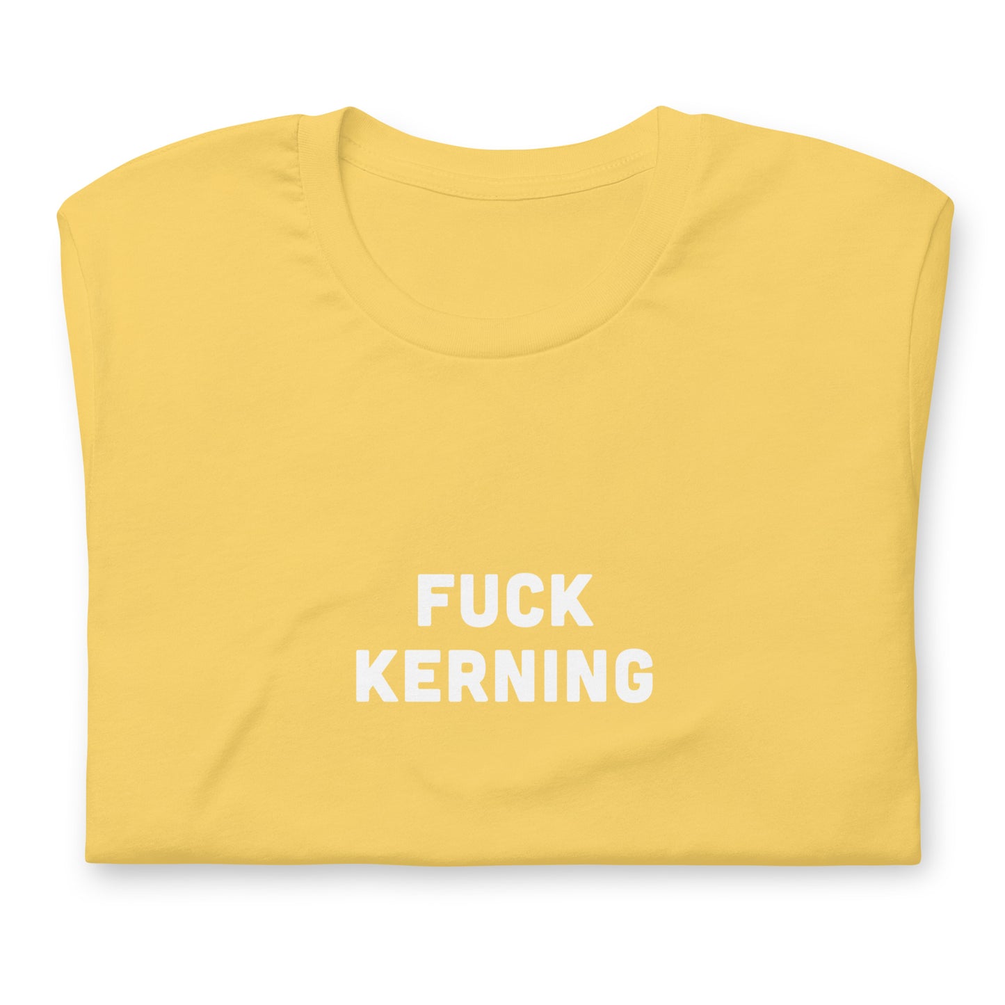 Fuck Kerning T-Shirt Size 2XL Color Asphalt