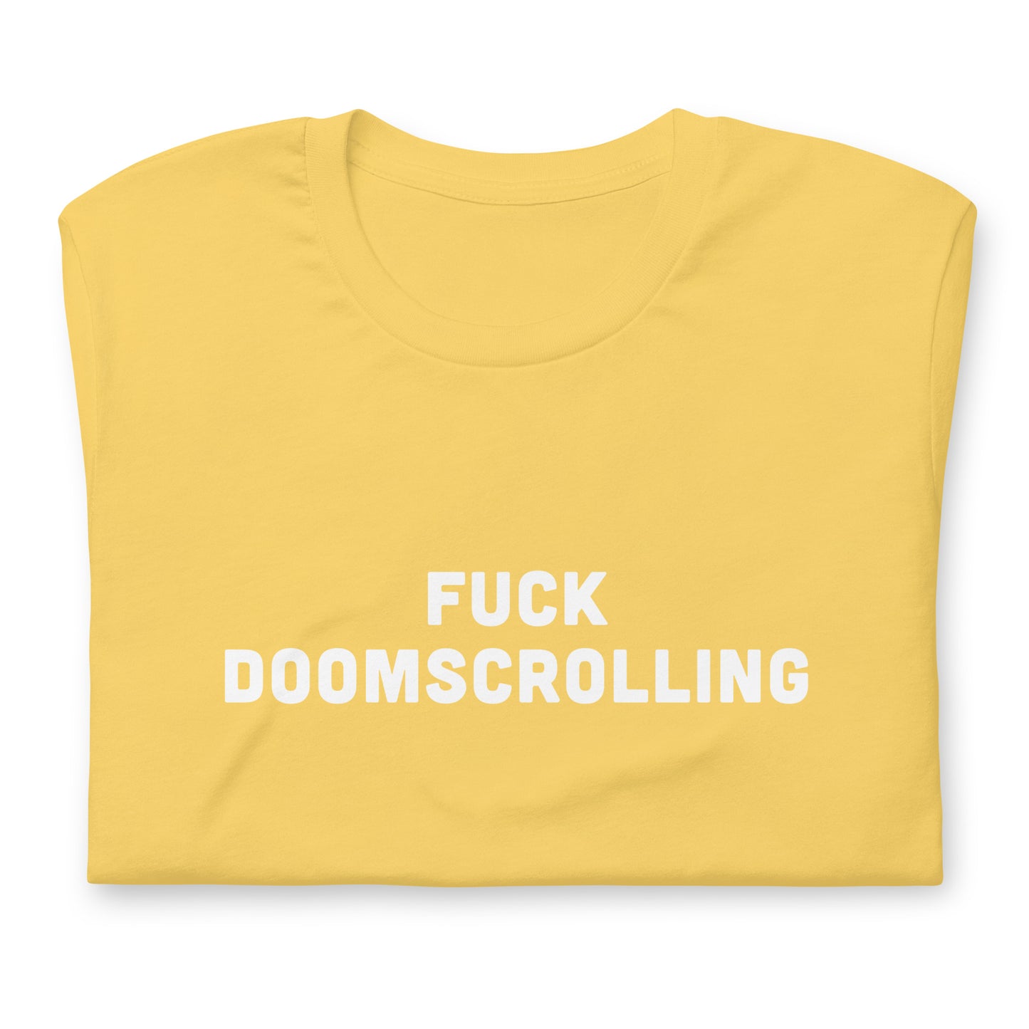 Fuck Doomscrolling T-Shirt Size XL Color Asphalt