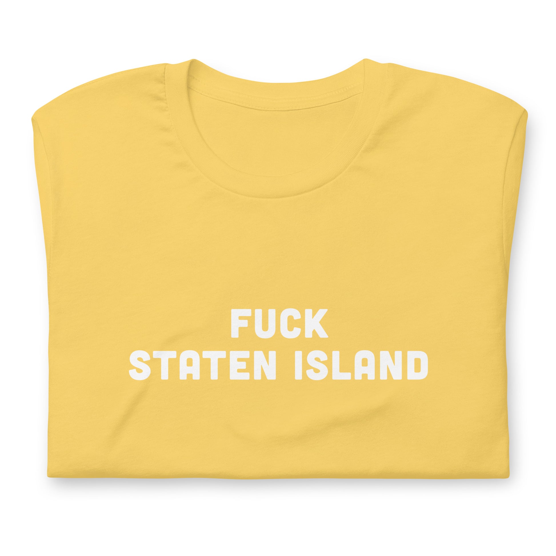 Fuck Staten Island T-Shirt Size XL Color Asphalt
